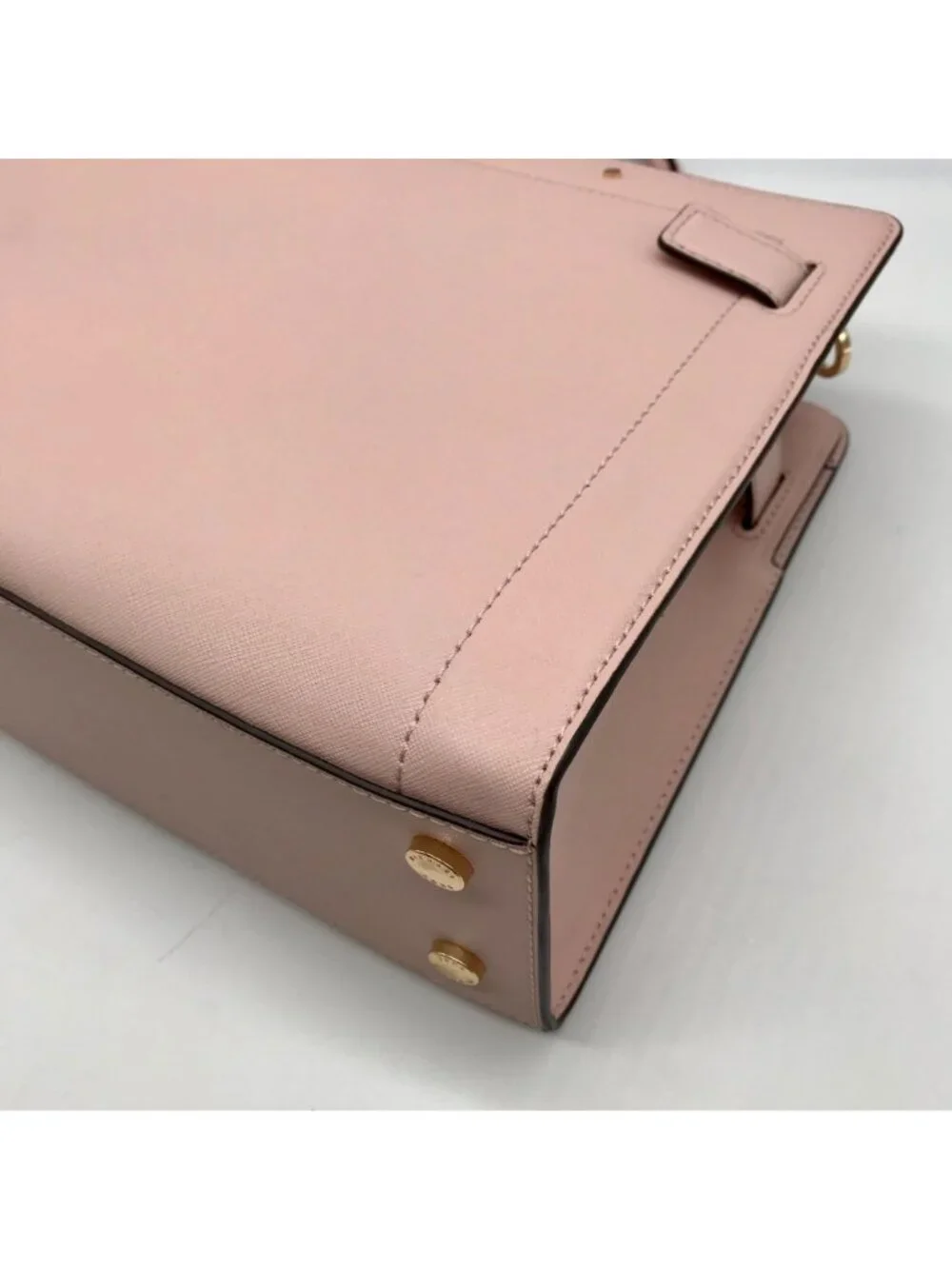 Michael Kors Blush Pink Saffiano Leather Rayne Satchel Bag